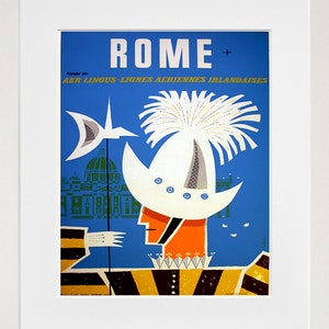 Rome Travel Art Sign Wall Decor Poster Print (XR291)