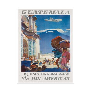 Guatemala Travel Poster Vintage South America Art Print (XR2710)
