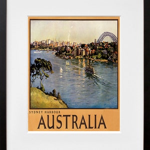 Australia Art Vintage Travel Poster Print Home Wall Decor ZT100 image 2