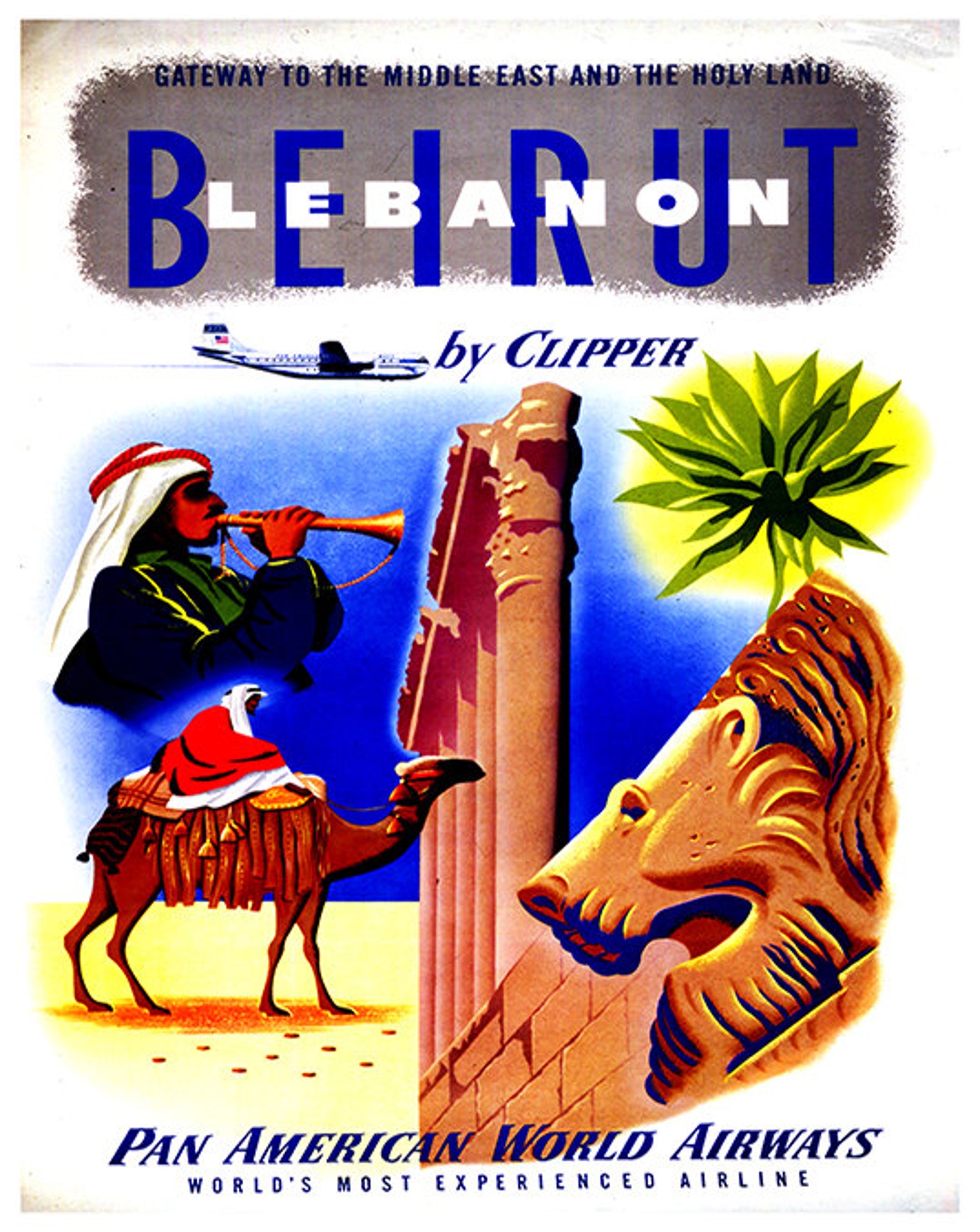 lebanon travel poster