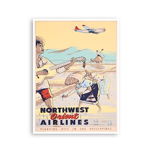 Vintage Philippines Art Travel Poster Filipino Print Home Decor (XR4403)