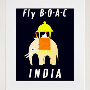 India Travel Poster Vintage Wall Art Print (ZT243)