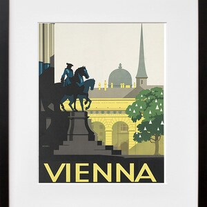 Travel Poster Vienna Austria Art Print Home Decor (ZT347)