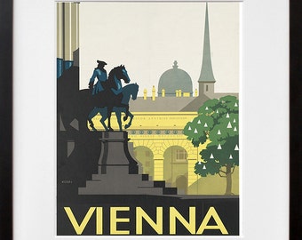 Reisposter Wenen Oostenrijk Art Print Home Decor (ZT347)