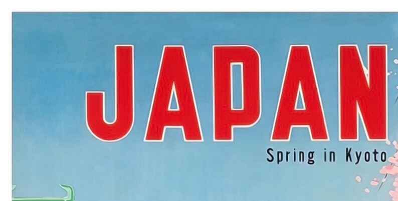 Kyoto Print Japan Poster Japanese Travel Art (zt636) image 2