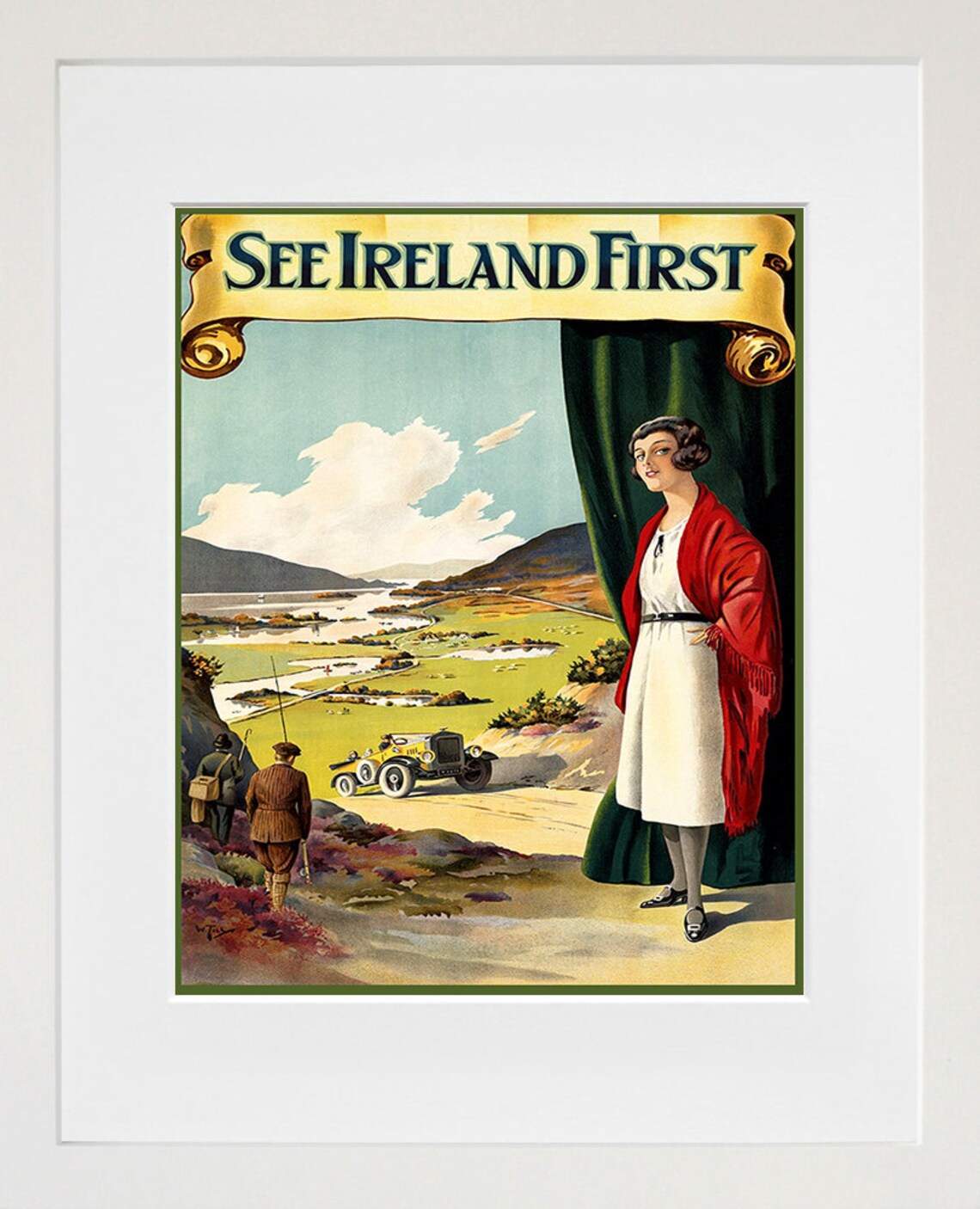 Ireland Travel Poster Irish Decor Wall Art Print ZT265 Etsy