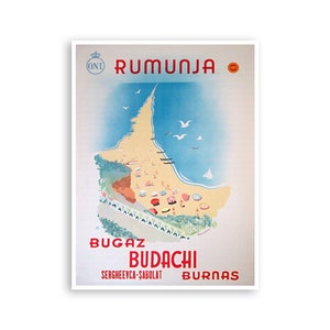 Romania Wall Art Travel Poster Print Vintage Decoration (XR3091)a