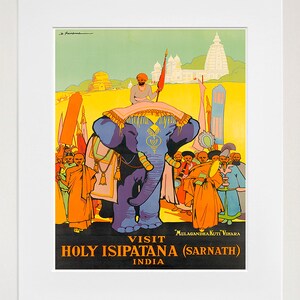 India Travel Art Poster Print Indian Wall Decor (XR133)
