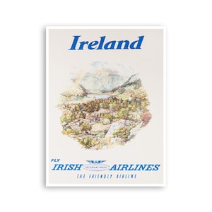 Ireland Art Travel Poster Irish Print (XR2864)a