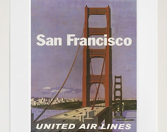 San Francisco Retro Poster Travel Art Home Decor Print (zt586)
