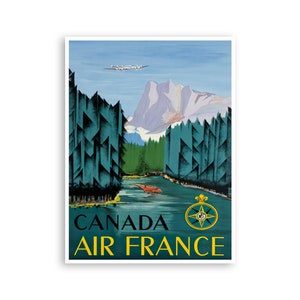 Vintage Canada Art Travel Poster Canadian Print (XR4315)