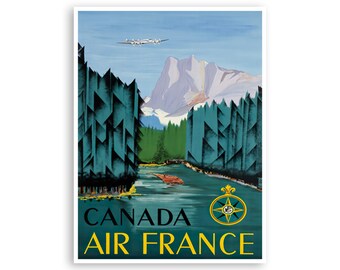 Vintage Canada Art Travel Poster Canadian Print (XR4315)