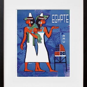 Egypt Gift Travel Poster Egyptian Print  (XR1456)a