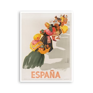 Spanish Art Espana Travel Poster Spain Print (XR3965)a