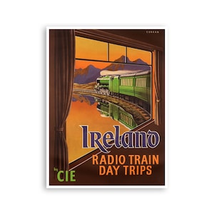 Ireland Print Irish Art CIE Travel Poster  (XR2832)a