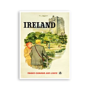 Vintage Ireland Art Print Travel Poster Irish Gift Home Decor (XR4406)