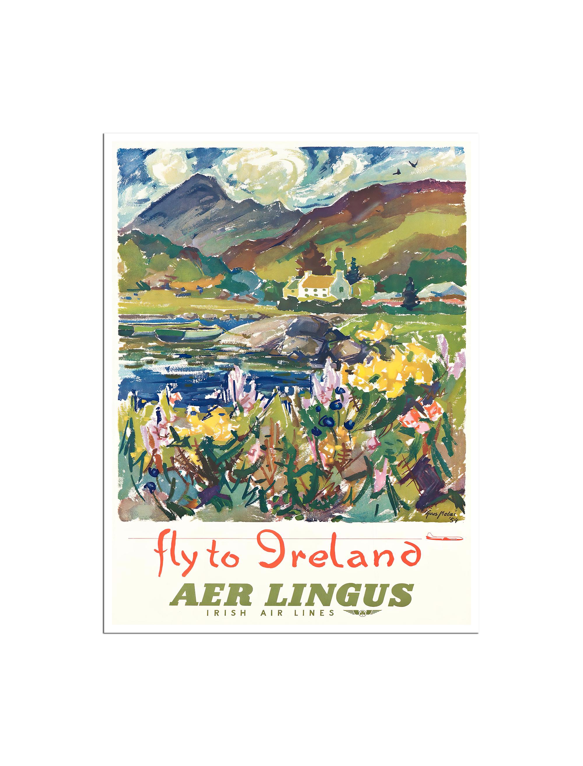 Ireland Travel Poster Vintage Art Irish Decor (XR4884)