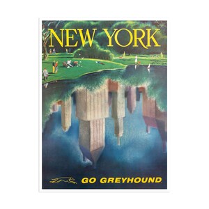 New York Art Wall Decor Retro Travel Poster (XR2099)