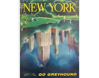 New York Art Wall Decor Retro Travel Poster (XR2099)