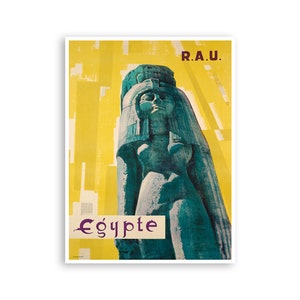 Egyptian Art Egypt Travel Poster RAU Print (XR2724)a