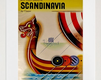 Scandinavia Art Travel Poster Home Decor Print (TR72)