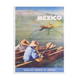 Mexico Travel Poster Mexican Art Print Home Decor (ZT392)
