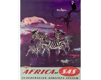 Afrika reisposter Afrikaanse kunst woondecoratie print (XR1894)a