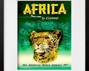 Africa Travel Poster African Art Print Home Decor (ZT372)