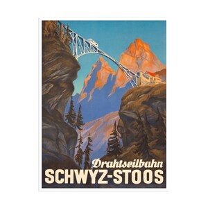 Drahtseilbahn Art Germany Travel Poster Sign Wall Decor German Print (XR2049)