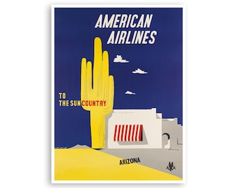 Arizona Travel Poster America Art Print Home Decor (XR3002)