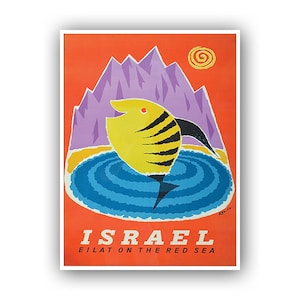 Israel Travel Poster Vintage Art Print Home Wall Decor (XR3003)