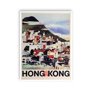Hong Kong Print Kunst Reise Poster China Vintage Wohnkultur (XR3612)