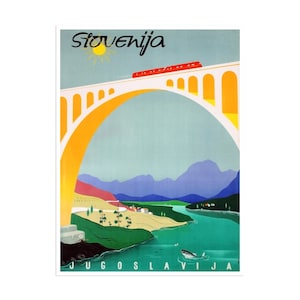 Yugoslavia Art Vintage Travel Poster Print Home Wall Decor (ZT702)
