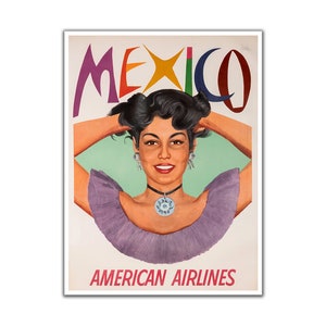 Vintage Mexican Art Mexico Travel Poster Kitchen Print (XR2263)