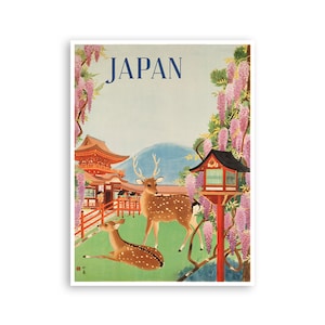 Poster de voyage au Japon, impression d&#39;art japonais (TR55)