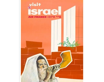 Israel Travel Poster Vintage Art Print Home Wall Decor (XR1470)