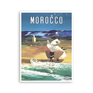 Morocco Art Travel Poster Print Wall Decor (XR126)