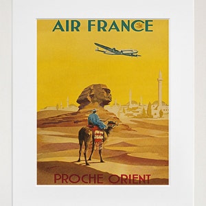 Travel Art Poster Egypt Vintage Print TR17 image 2