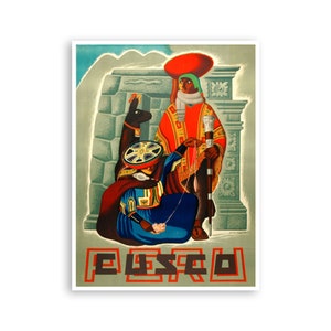 Cusco Art Peru Travel Poster Print (XR3070)a