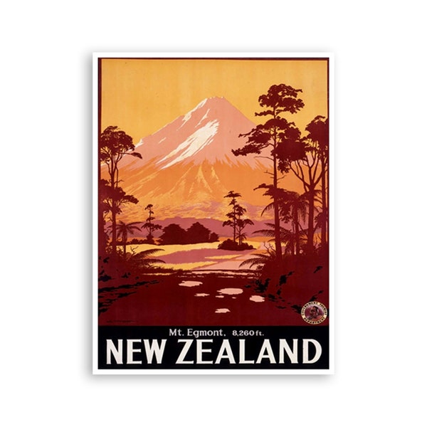 New Zealand Travel Print Poster Wall Art (XR139)