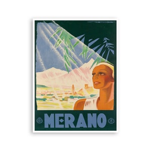 Merano Italy Poster Travel Art Print Vintage Home Decor (XR2923)
