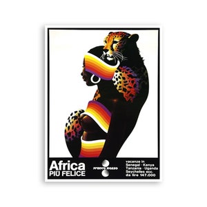 Africa Travel Poster African Wall Art Print (XR2381)