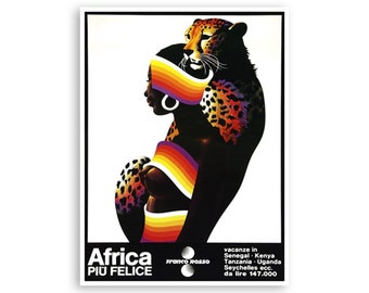 Afrika reisposter Afrikaanse kunst aan de muur (XR2381)