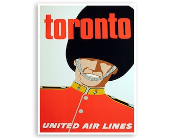 Toronto Travel Poster Canada Art Print Home Decor (XR3062)