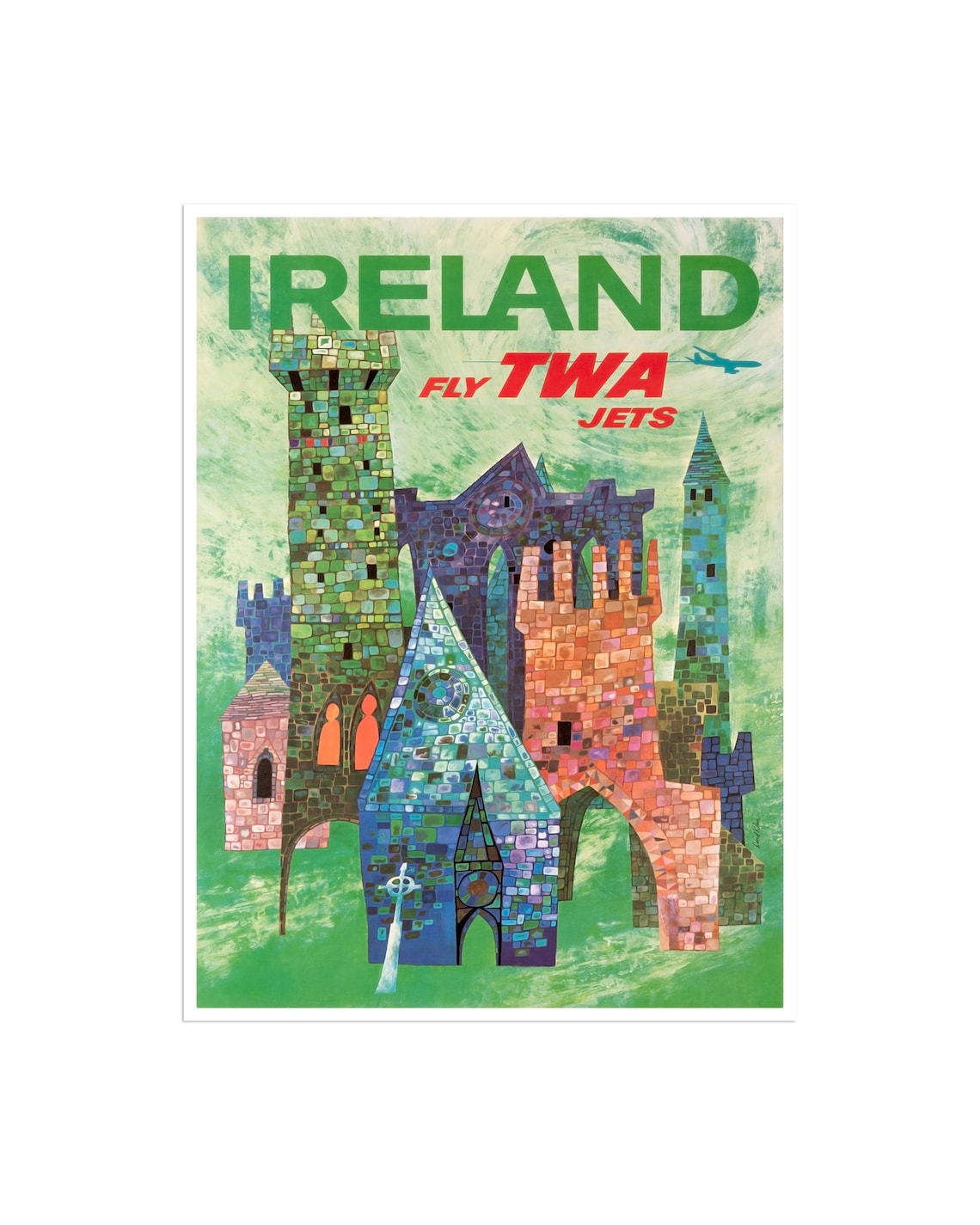 Ireland Art Print Travel Poster Irish Home Decor XR1857 Etsy