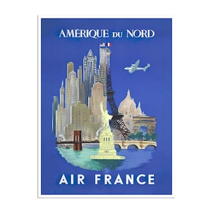 USA Travel Poster American Wall Art Print (ZT327)