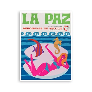 La Paz Art Bolivia Travel Poster Print Retro (XR3614)