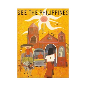 Philippines Travel Poster Art Print Home Decor (XR1898)
