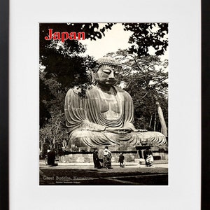 Buddhist Art Japanese Print Japan Travel Poster Asian Decor (ZT295)a