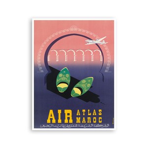 Morocco Wall Art Travel Poster Vintage Moroccan Print Decor (XR2956)a